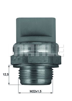 WILMINK GROUP Lämpökytkin, jäähdyttimen puhallin WG1265981